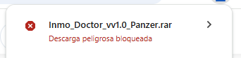 Error de descarga bloqueada